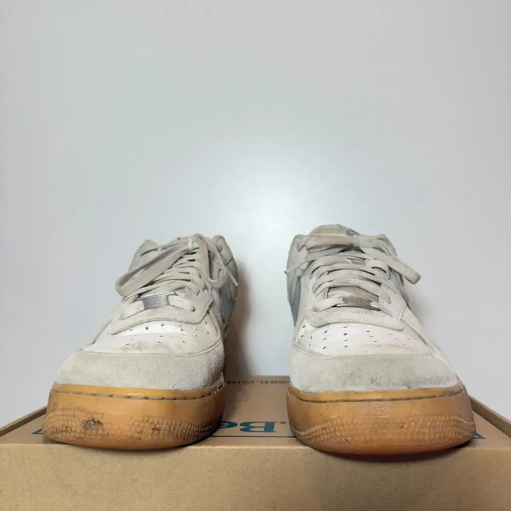 Nike Air Force 1 '07 LV8 Mens Size 13 Phantom Smoke Gray Gum Leather Sneakers